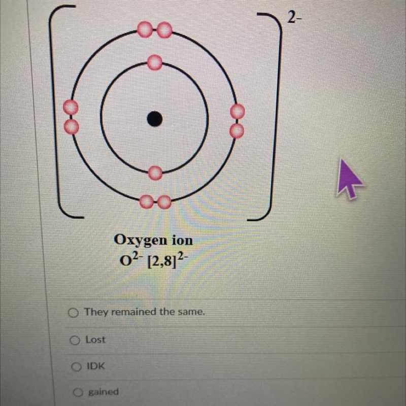 Did this substance gain or lose electrons?-example-1