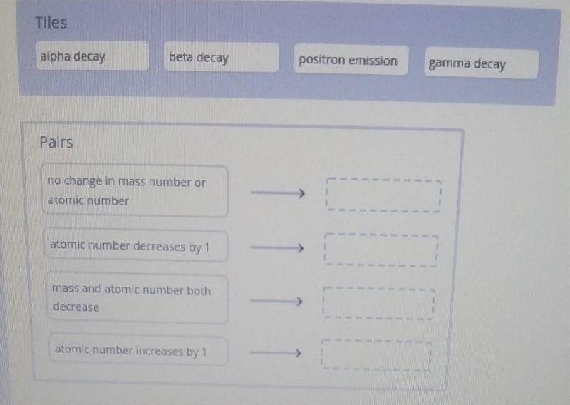 Plz help! NO FAKE ANSWERS PLEASE Different types of radioactive decay cause different-example-1