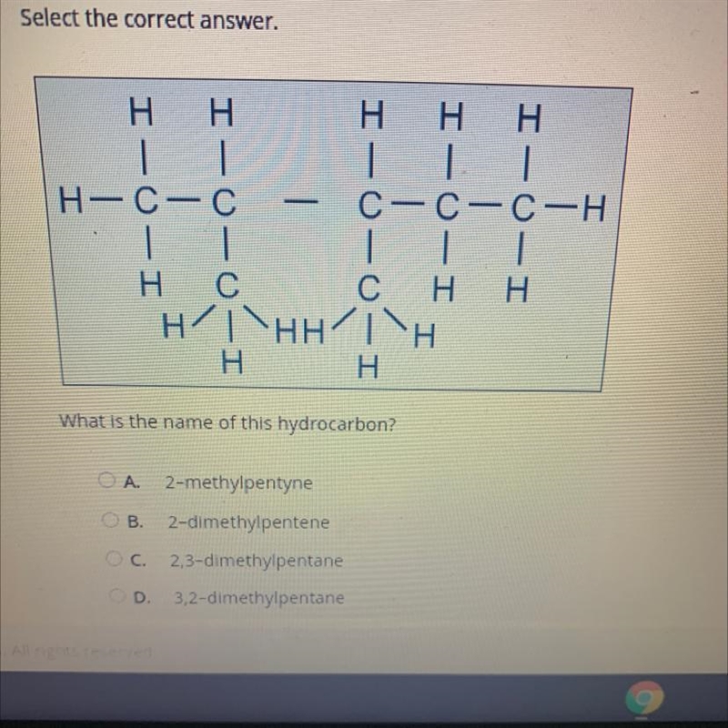 What is the name of this hydrocarbon?-example-1