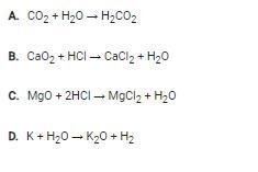 Which Chemical Reaction is balanced?-example-1