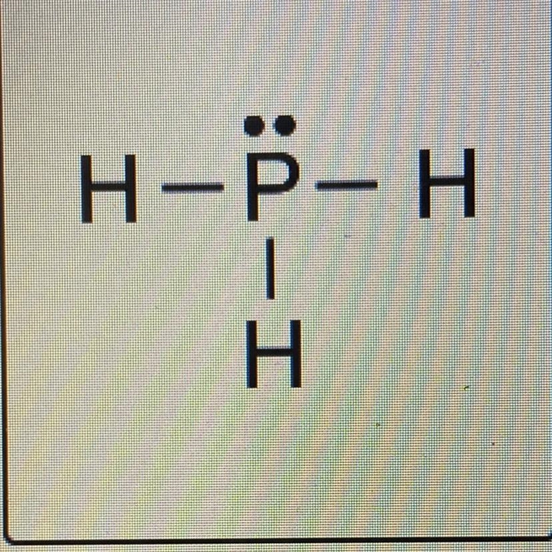 What molecular shape is this lewis structure? A. Trigonal pyramidal B. Trigonal planar-example-1