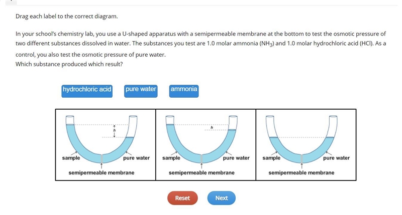 Drag each label to the correct diagram. In your school’s chemistry lab, you use a-example-1