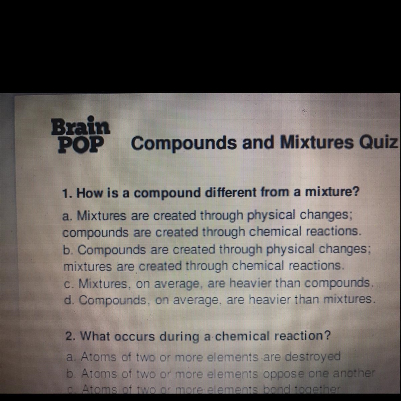 How is a compound different from mixtures-example-1