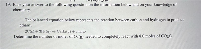 The balanced equation below represents the reaction between carbon and hydrogen to-example-1