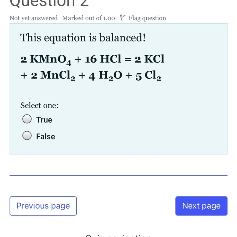 True or false chemistry. No links.-example-1