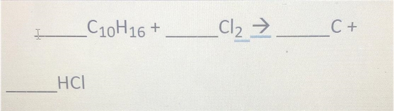 C20H16+ _Cl2 → C+ HCl Please help me fast-example-1