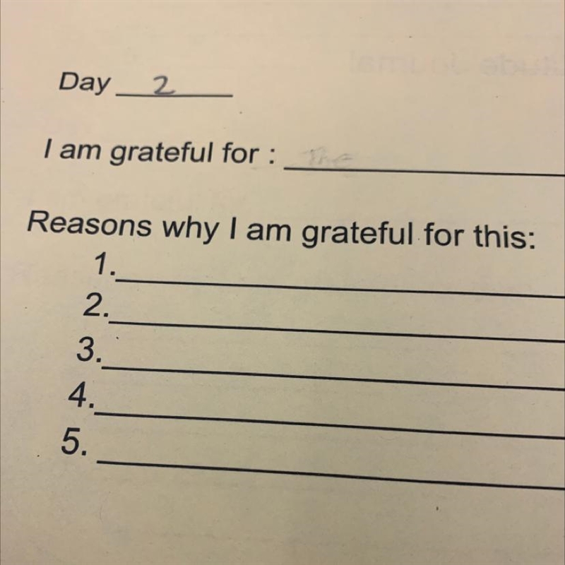 Something to be grateful for at school and 5 reasons.-example-1