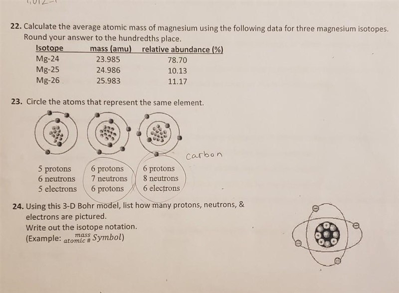 Need help with 22 and 24 ​-example-1