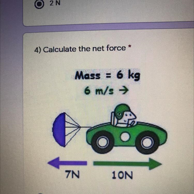 4) Calculate the net force *-example-1