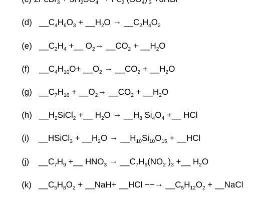 Can someone help me out with these chemistry balancing equations questions?-example-1