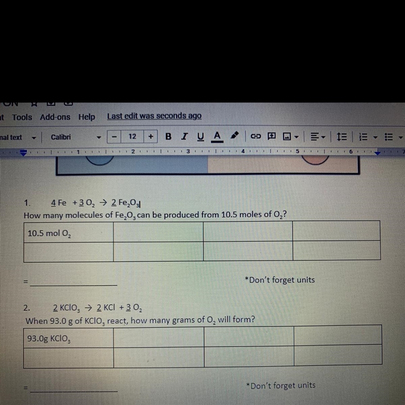 I’m completely lost on these stoichiometry problems-example-1