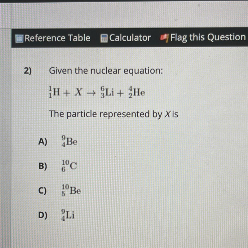 Nuclear equation problem Please answer asap no explanation needed (Look at picture-example-1