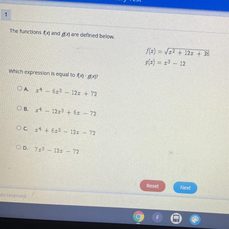 Which expression is equal to f(x) · g(x)?-example-1