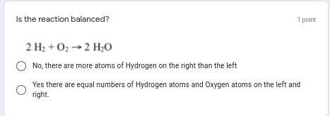 Is the reaction balanced?-example-1