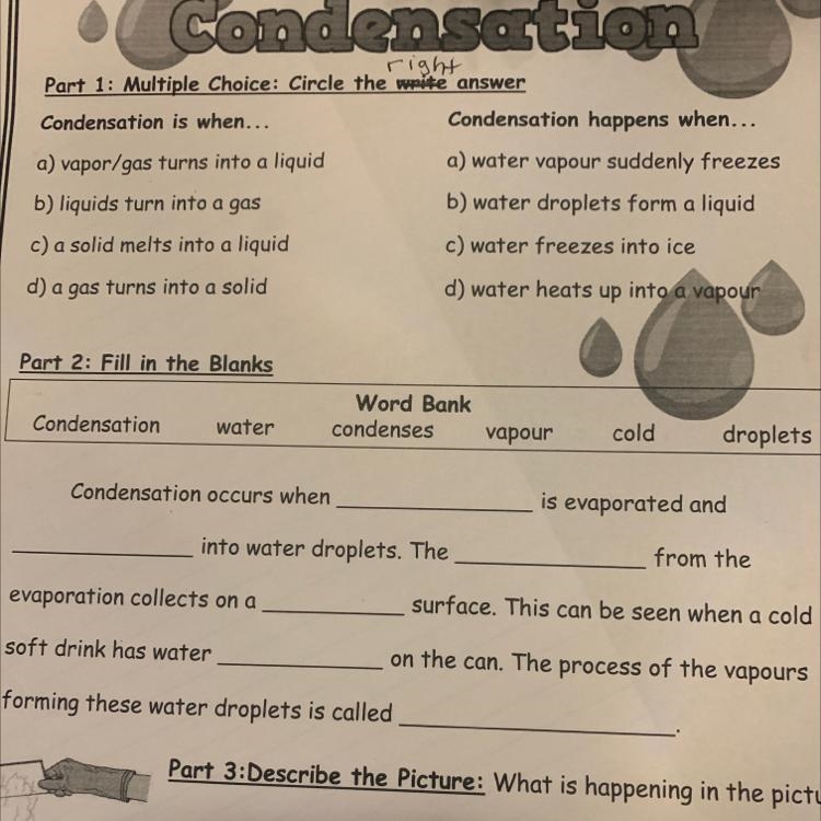 Help me with my Science, Part 1 and 2 please this has to be done by tomorrow-example-1