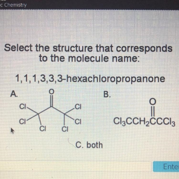 Select the structure that corresponds to the molecule name:-example-1