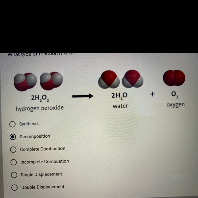 What type of reaction is this?-example-1