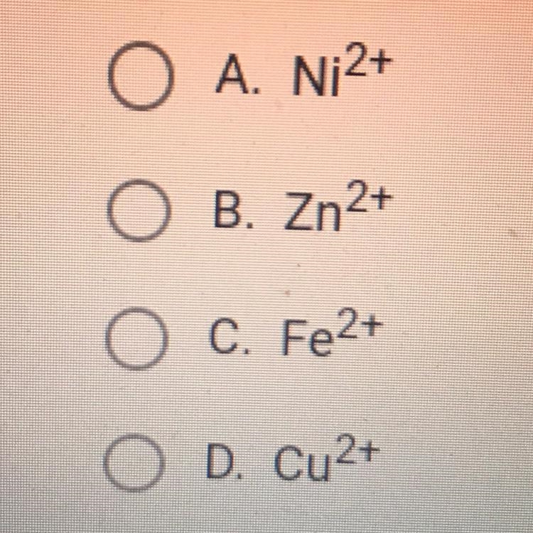 Which is the most likely to be reduced￼-example-1