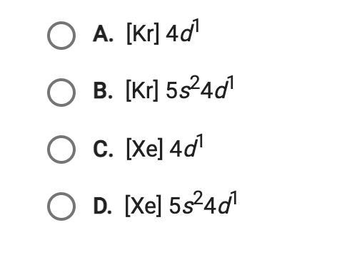 What is the noble gas configuration for zirconium?-example-1