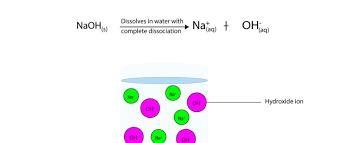 1.a)How many types of particles are formed when a strong alkali is dissolved in water-example-1