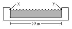 A person swims the length of the pool, from Point X to Point Y. They complete this-example-1