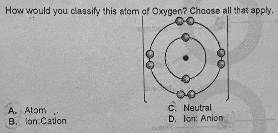 How would you classify this atom of oxygen?-example-1