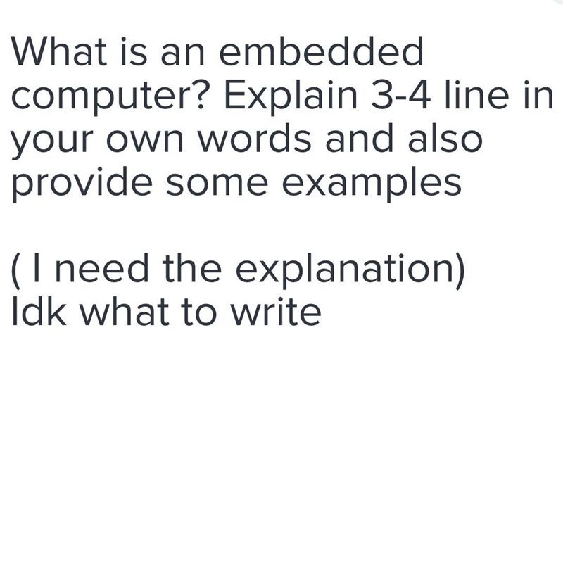 What is an embedded computer? explanation-example-1