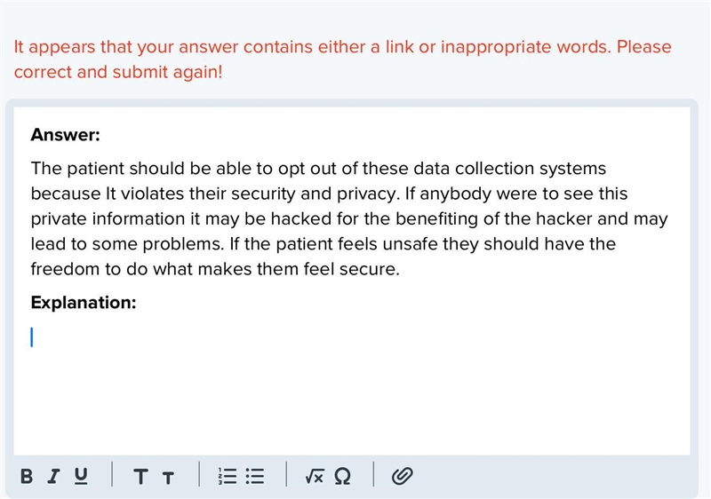 The government now requires physicians to store patient information in databases that-example-1