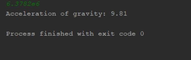 Compute the approximate acceleration of gravity for an object above the earth's surface-example-1