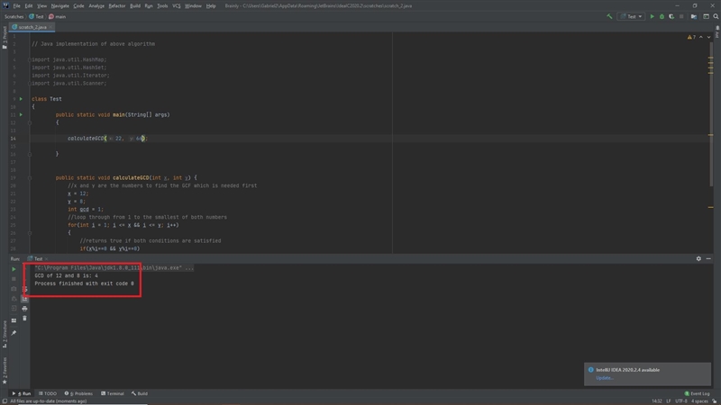 Write a function gcd in assembly language, which takes two parameters, calculates-example-1