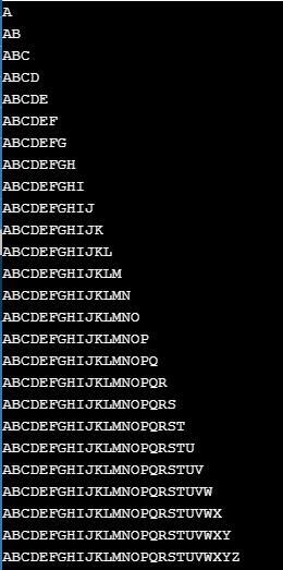 This is for C++: Using a nested for loop output the following pattern to the screen-example-1