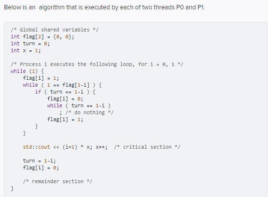 g Points The critical section cannot be executed by more than one process at a time-example-1