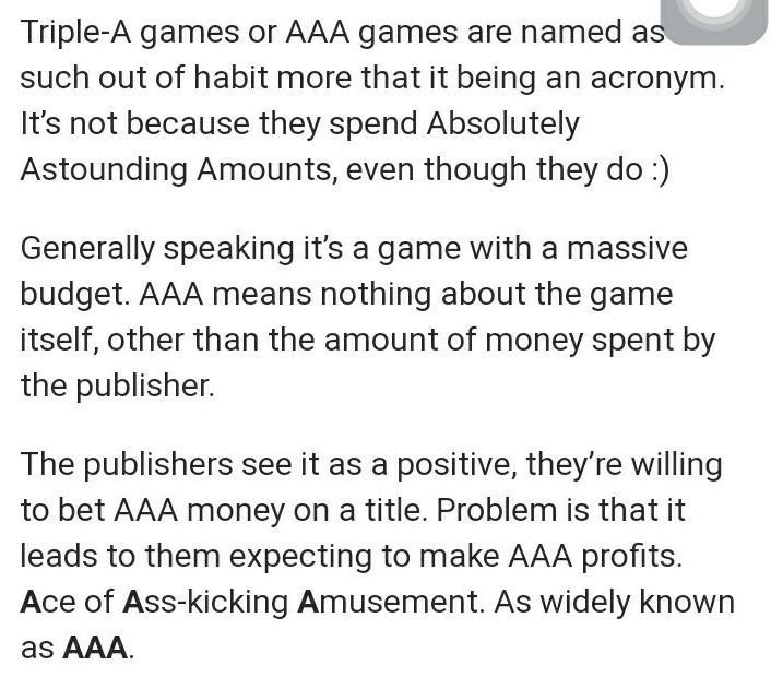 What classification term is used to describe games made with huge development budgets-example-1