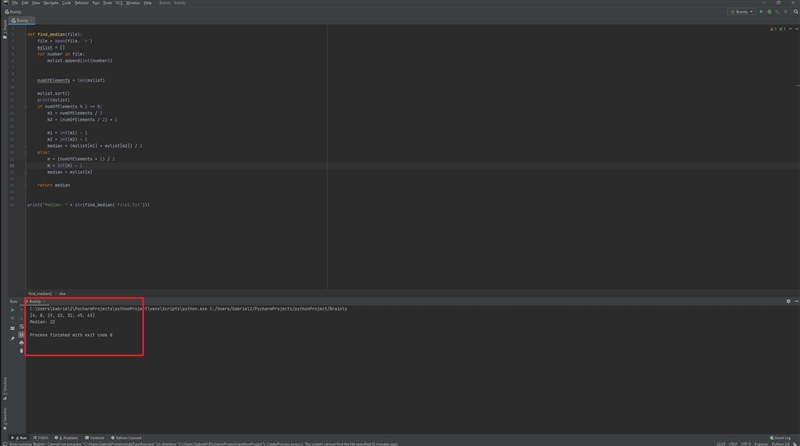 #Write a function called find_median. find_median #should take as input a string representing-example-1