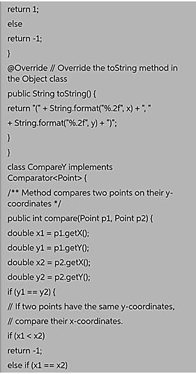 Define a class named Point with two data fields x and y to represent a point's x- and-example-3