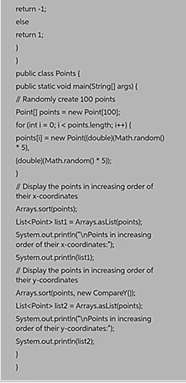 Define a class named Point with two data fields x and y to represent a point's x- and-example-4