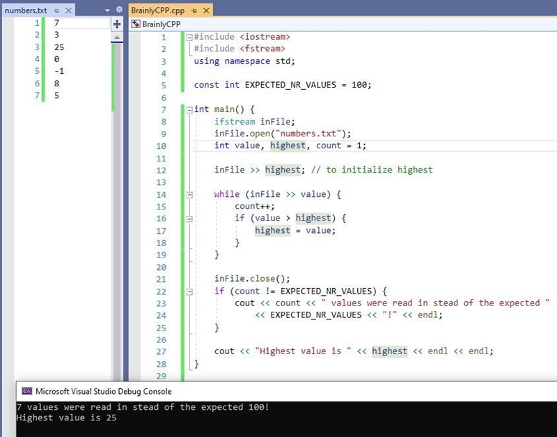 Write algorithm to read 100 numbers then display the largest.-example-1