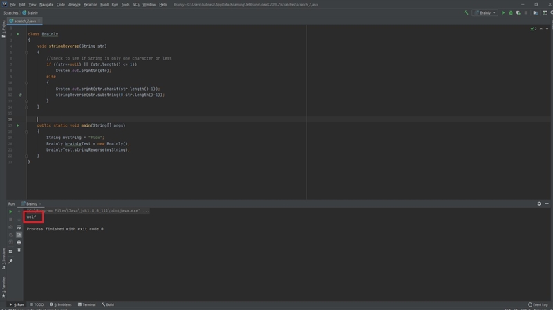 Write a recursive function string reverse(string str) that computes the reverse of-example-1