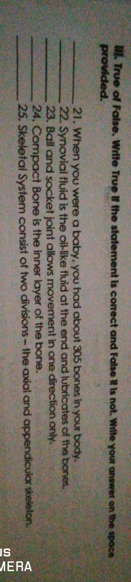 111.True of false.Write true if the statement is correct and false if it's not.Write-example-1