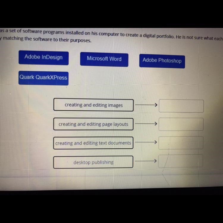 George has a set of software programs installed on his computer to create a digital-example-1