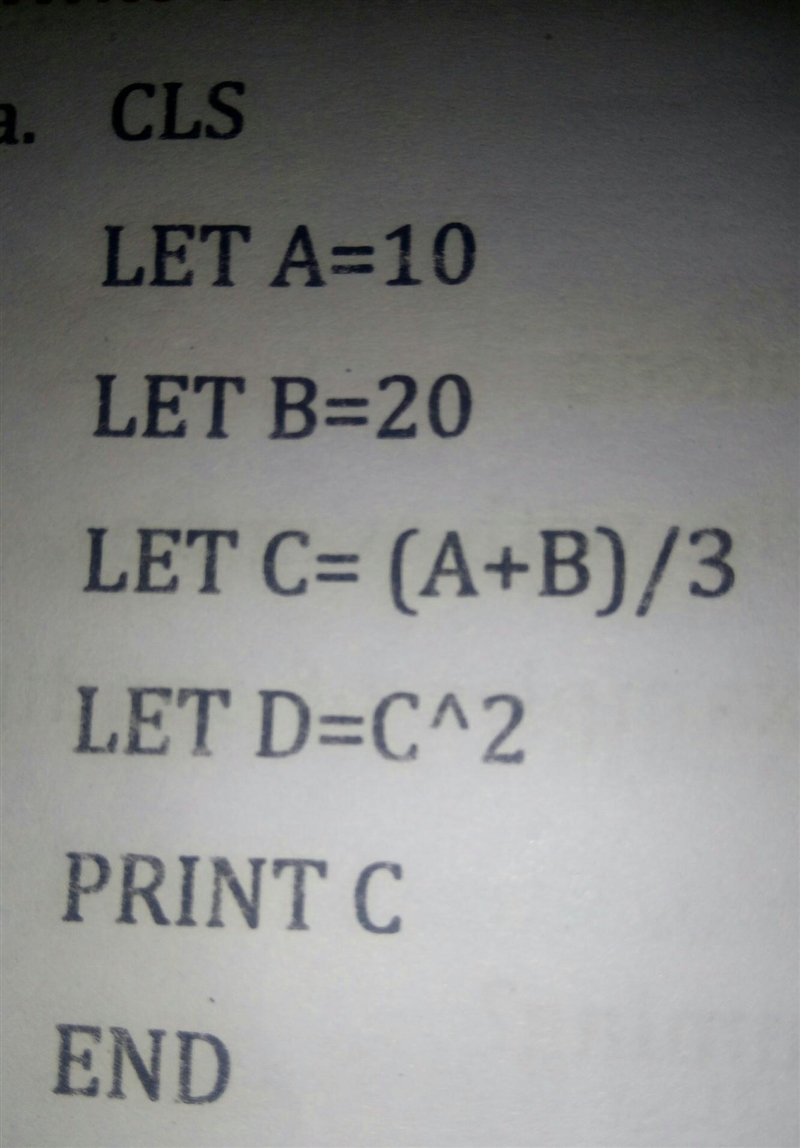 What is the Output of this qbasic program ​-example-1