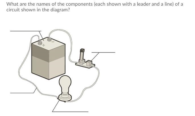 What are the names of the components (each shown with a leader and a line) of a circuit-example-1