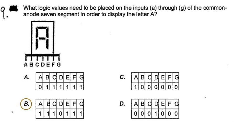 Is this correct? I say its B, but my friend says its D.-example-1