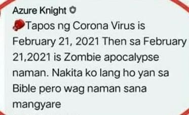 Is it true guyz! if its true mag handa na tayo pag totoo kasi nabasa ko din sa bible-example-1