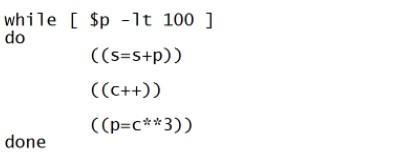 In the following shell scripting extract, the initial values of variables s, c and-example-1