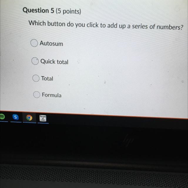 Which button do you click to add up a series of numbers-example-1