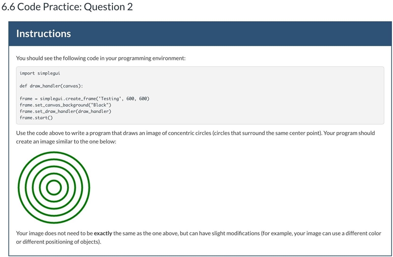 Edhesive 6.6 Code Practice: Question 2 I have attached a picture below! Thanks!-example-1