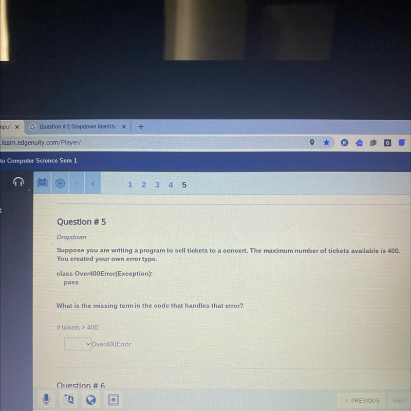 What is the missing term in the code that handles that error??-example-1