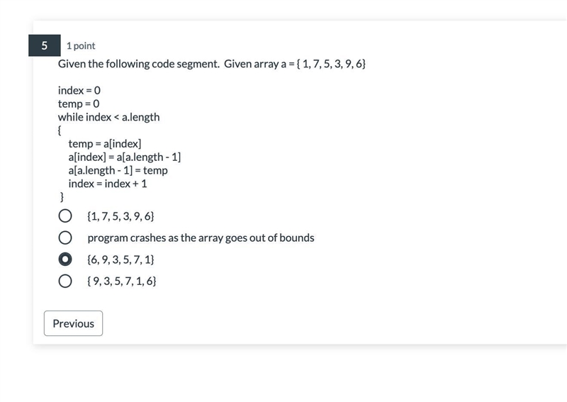 Help!!!! Arrays 100 points-example-1