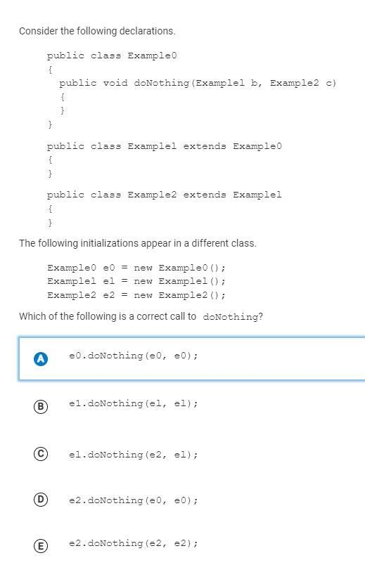 I'm confused as to if subclasses can call the supers without any implementation and-example-1